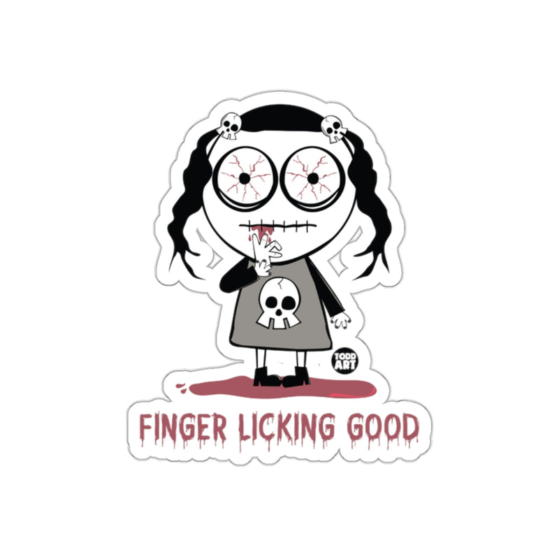 Load image into Gallery viewer, Finger Licking Good Cartoon Character Sticker

