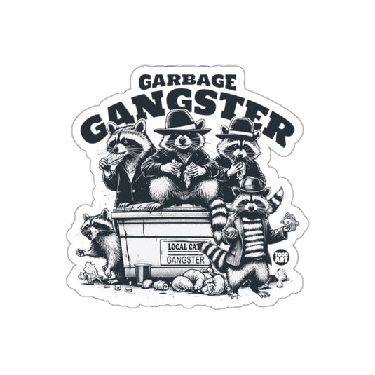 Garbage Gangster Local Cat Gangster The Raccoons sticker
