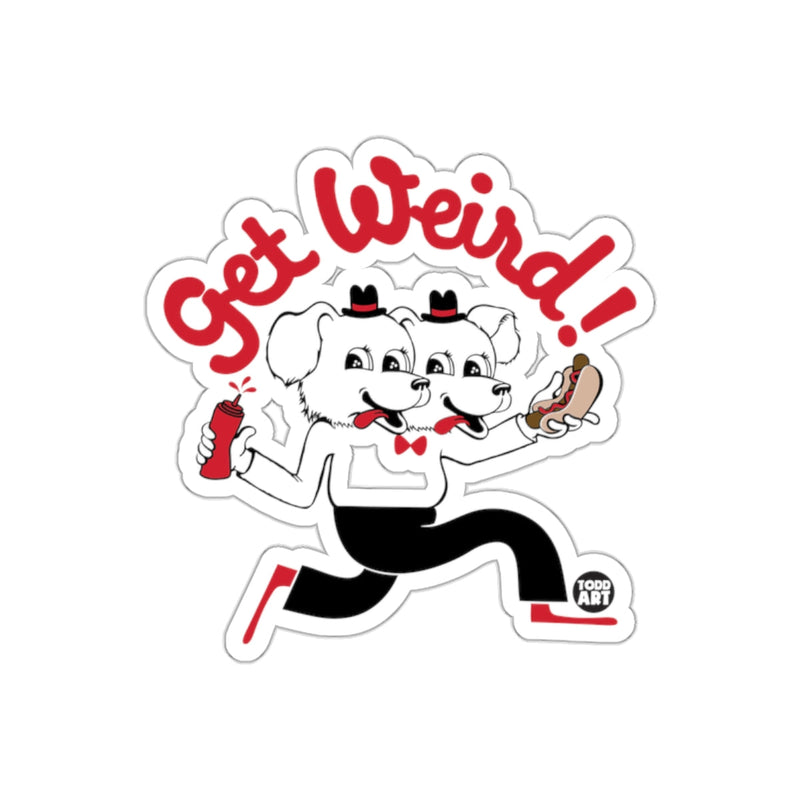 Load image into Gallery viewer, Get Weird Two-Headed Dog Graphic Art product
