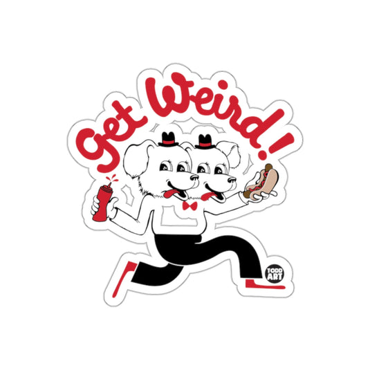Get Weird Two-Headed Dog Graphic Art product