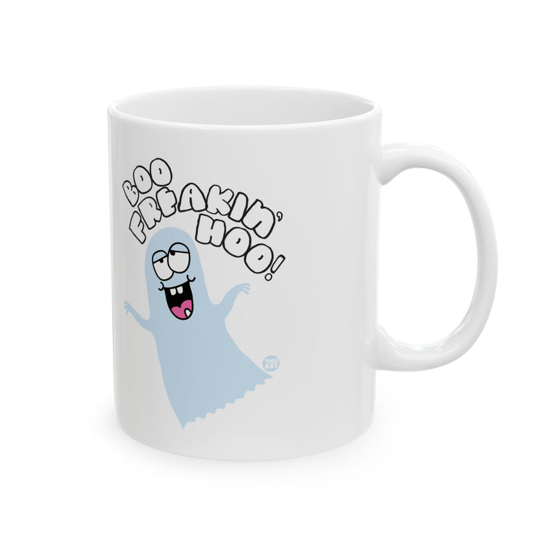 Load image into Gallery viewer, Boo Freakin Hoo Ghost Coffee Mug, Sarcastic Ghost Mug, Funny Halloween Mug Gift
