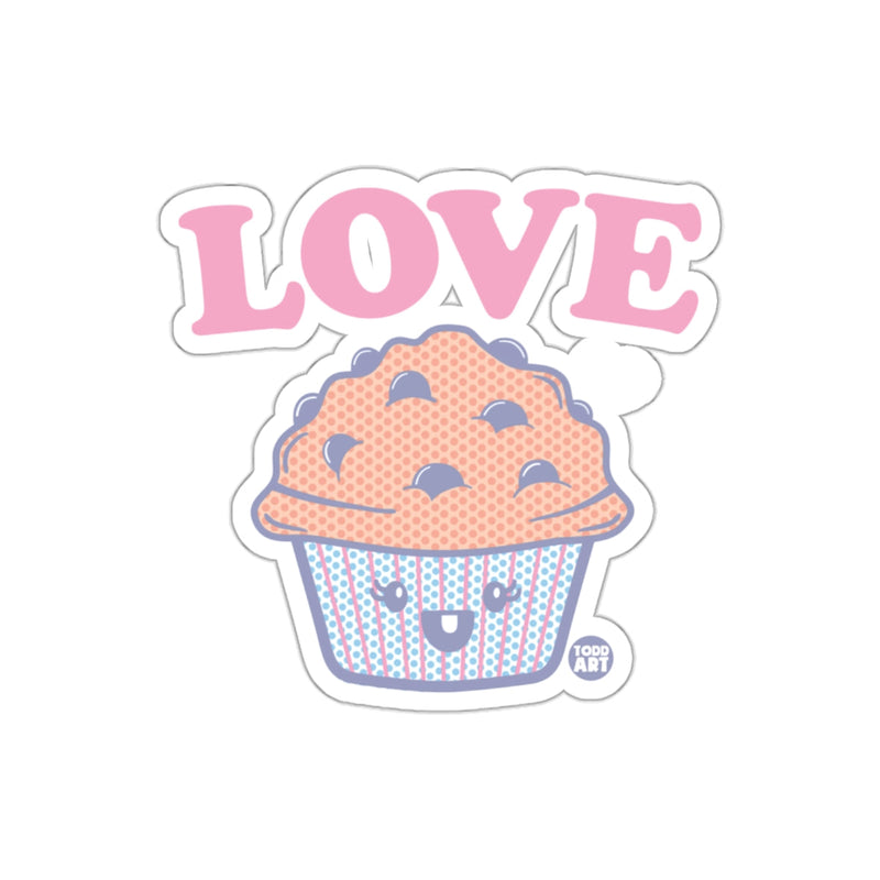 Load image into Gallery viewer, Cute Love Cartoon Cupcake with Smiling Face Sticker

