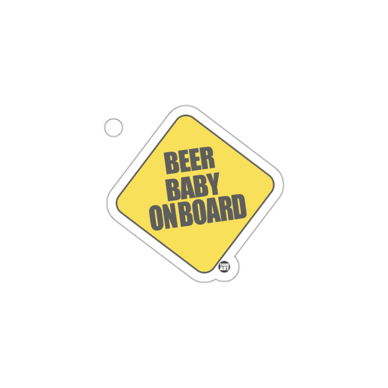 Load image into Gallery viewer, Beer Baby Onboard Humorous Sticker Product
