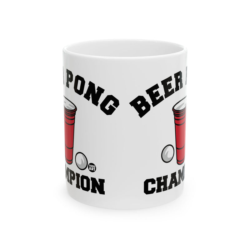 Load image into Gallery viewer, Beer Pong Champion Mug, Funny Beer Pong Mug, Beer Pong Champ Coffee Mug
