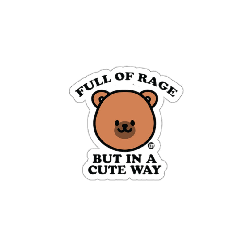 Load image into Gallery viewer, Full of Rage But in a Cute Way Sticker Product
