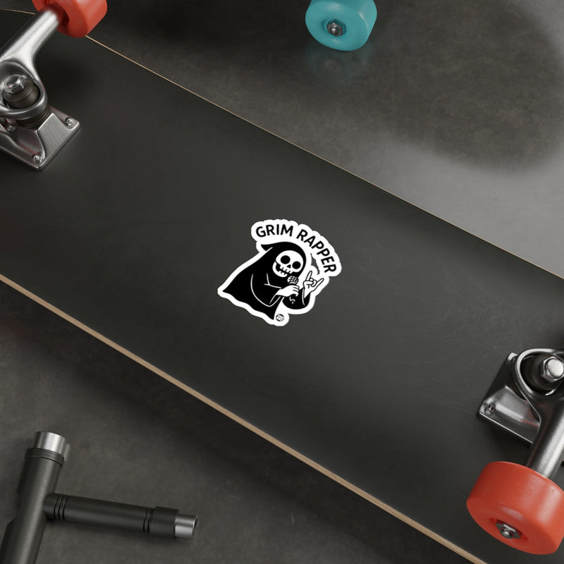 Load image into Gallery viewer, Grim Rapper Skateboard Decal Sticker for Personalization
