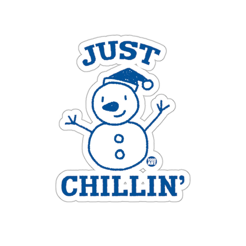 Load image into Gallery viewer, Just Chillin' Snowman Illustration Perfect for Christmas
