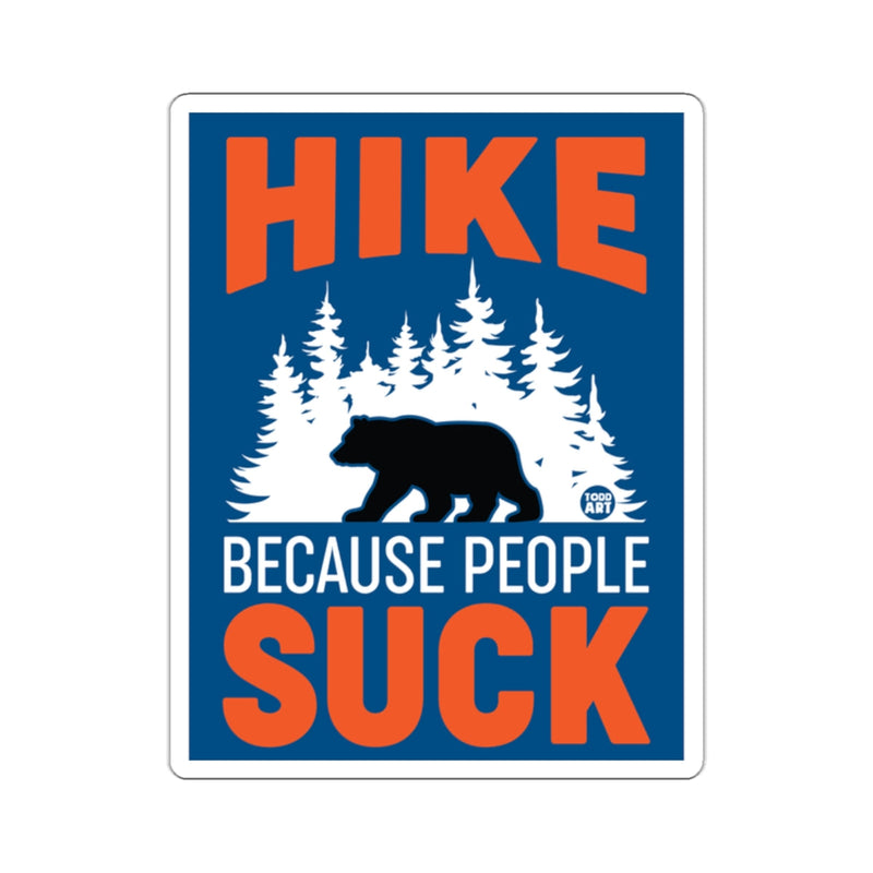 Load image into Gallery viewer, Hike Because People Suck Hiking Poster Digital Art
