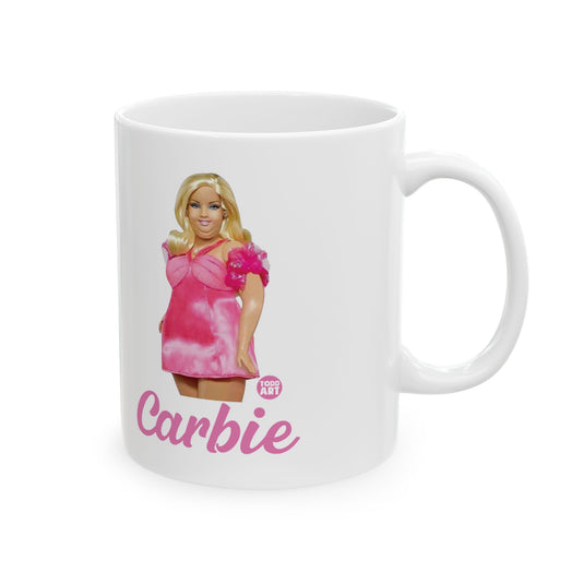 Carbie Barbie Coffee Mug, Funny Barbie Meme Mug, Funny Carb Lover Mug Gift