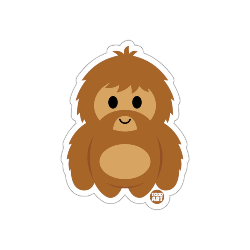 Load image into Gallery viewer, Cute Brown Cartoon Character Sticker Art Design
