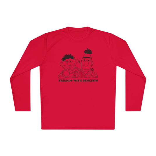 Friends with Benefits Long Sleeve Tee, Funny Friends Lightweight Long Sleeve Tee