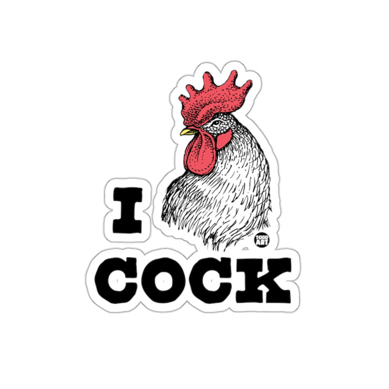 Load image into Gallery viewer, I Cock Bold Chicken Lover Decal Sticker
