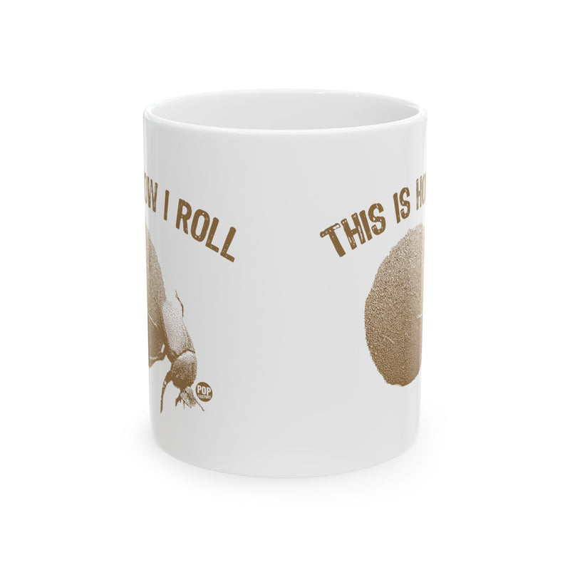 Load image into Gallery viewer, This How I Roll Dung Beetle Mug
