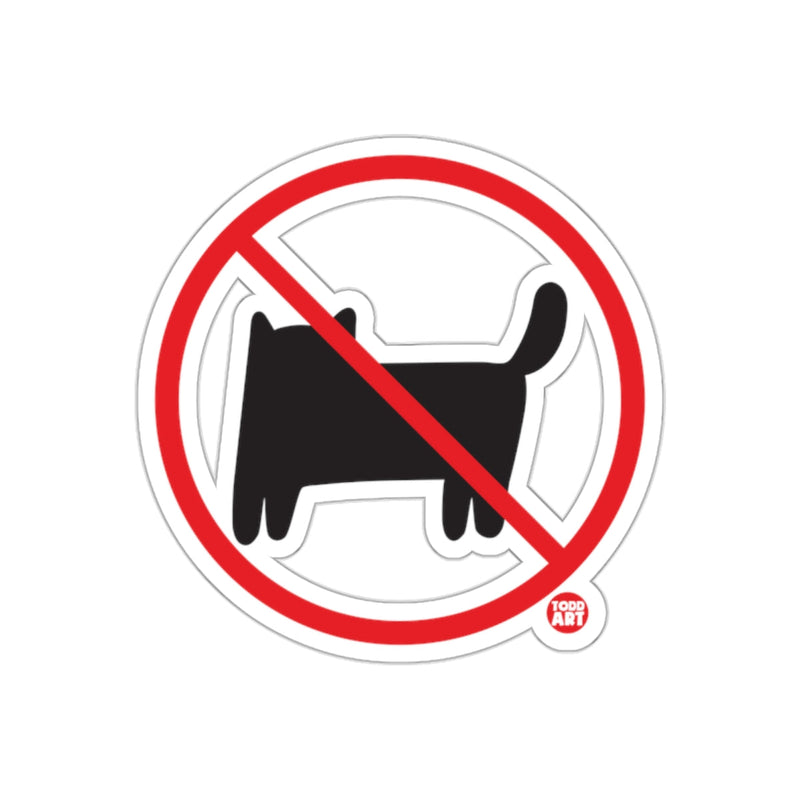 Load image into Gallery viewer, No Dogs Allowed with Circle and Line Sign Sticker
