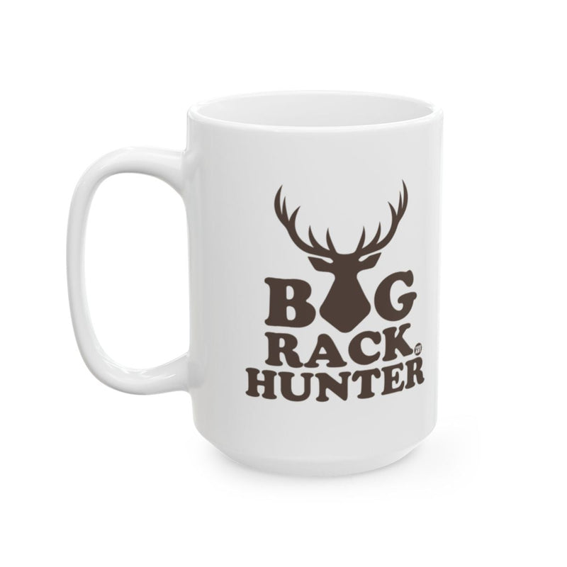 Load image into Gallery viewer, Big Rack Hunter White Mug with Antler Design
