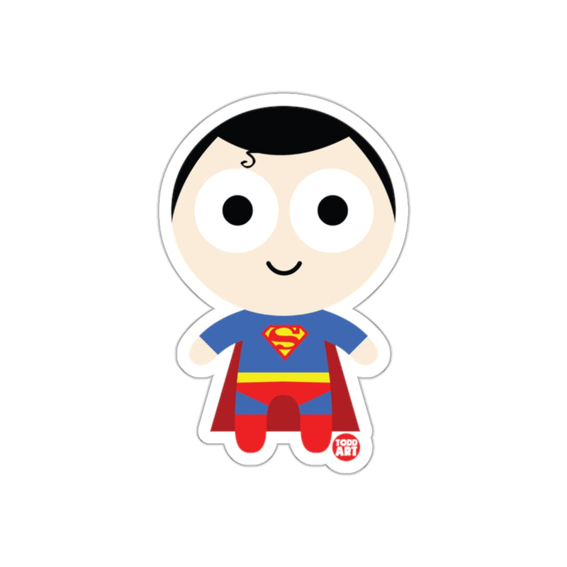 Load image into Gallery viewer, Cute Superhero Cartoon Character Design Sticker
