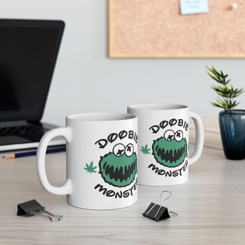 Load image into Gallery viewer, Doobie Monster Graphic Mug for a Fun Coffee Experience
