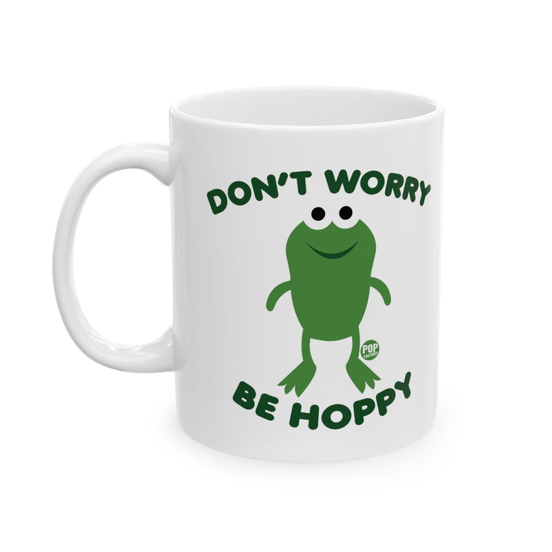 Load image into Gallery viewer, Don&#39;t Worry Be Hoppy Frog Mug
