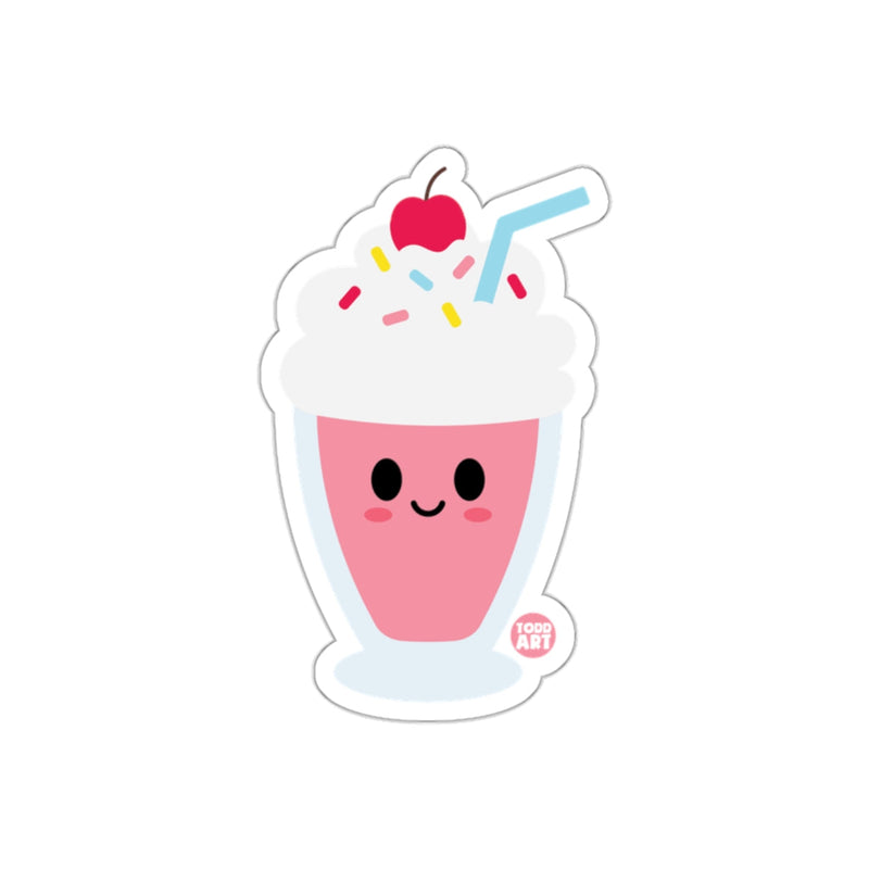 Load image into Gallery viewer, Cute Cartoon Milkshake with Cherry Sticker Product
