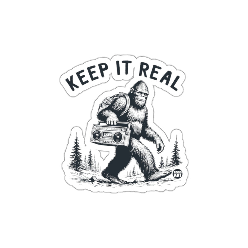 Load image into Gallery viewer, Keep It Real Bigfoot Boombox Sticker
