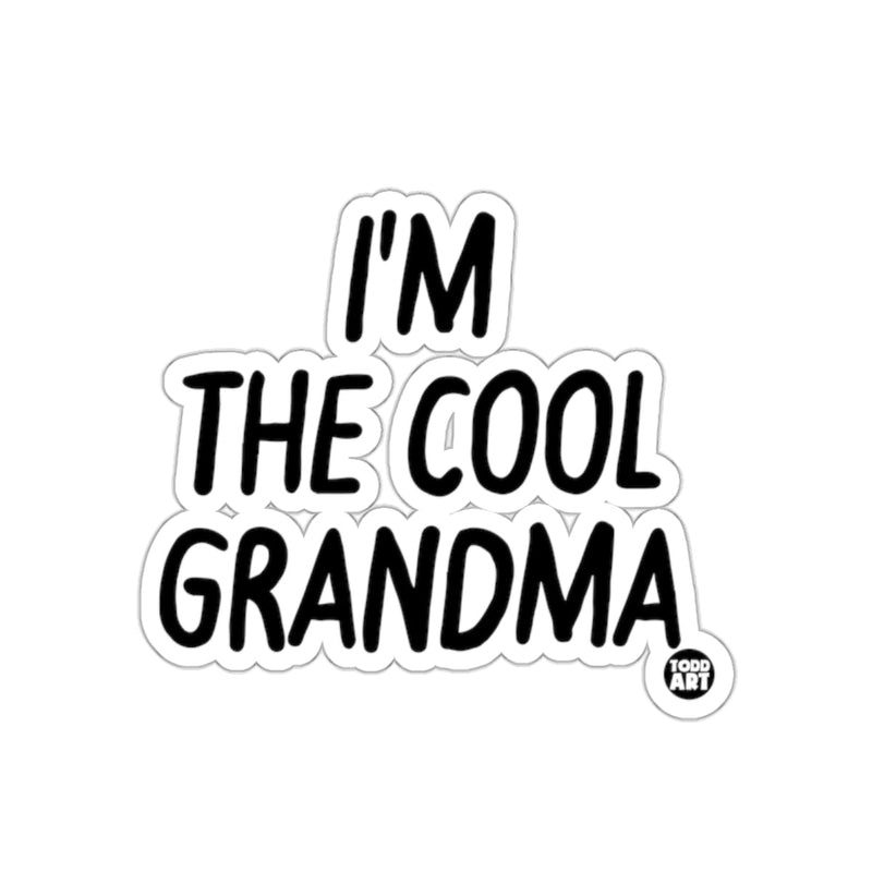 Load image into Gallery viewer, I'm the Cool Grandma Sticker Fun Gift for Grandma
