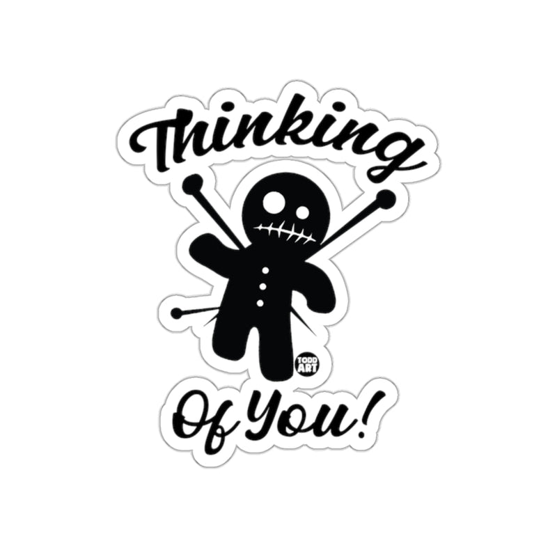 Load image into Gallery viewer, Thinking Of You Voodoo Doll Sticker for Unique Style
