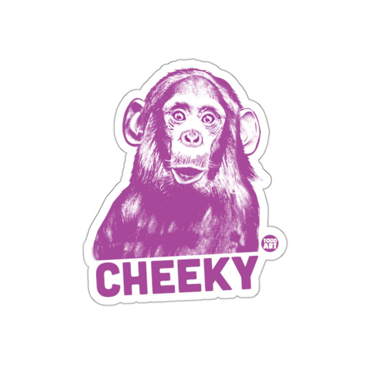 Cheeky Monkey Sticker with Fun Expression Design