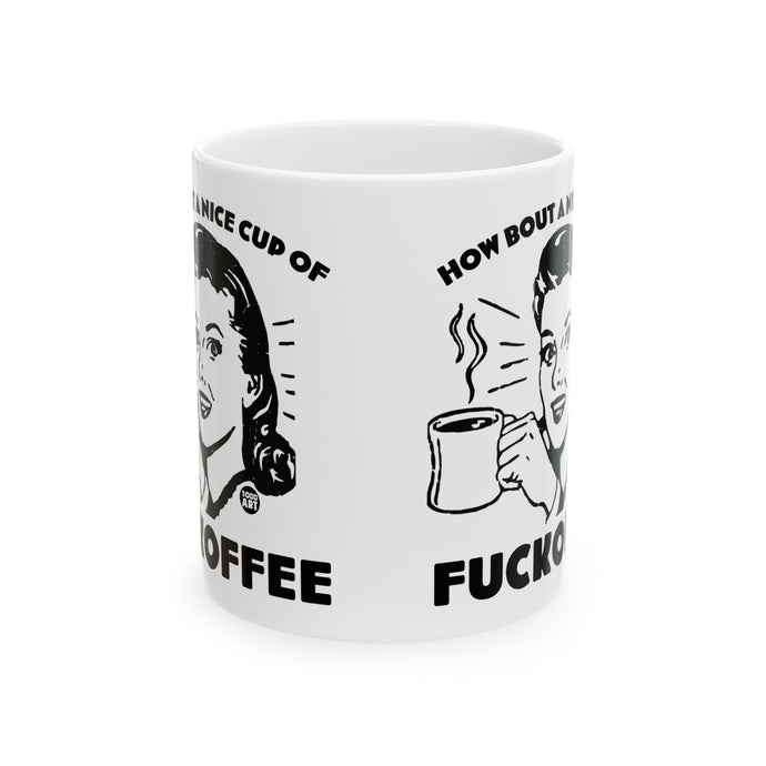 Fuckoffee Coffee Mug, Funny Mugs for Him, Sarcastic Mens Mug, Funny Coffee Mug Men