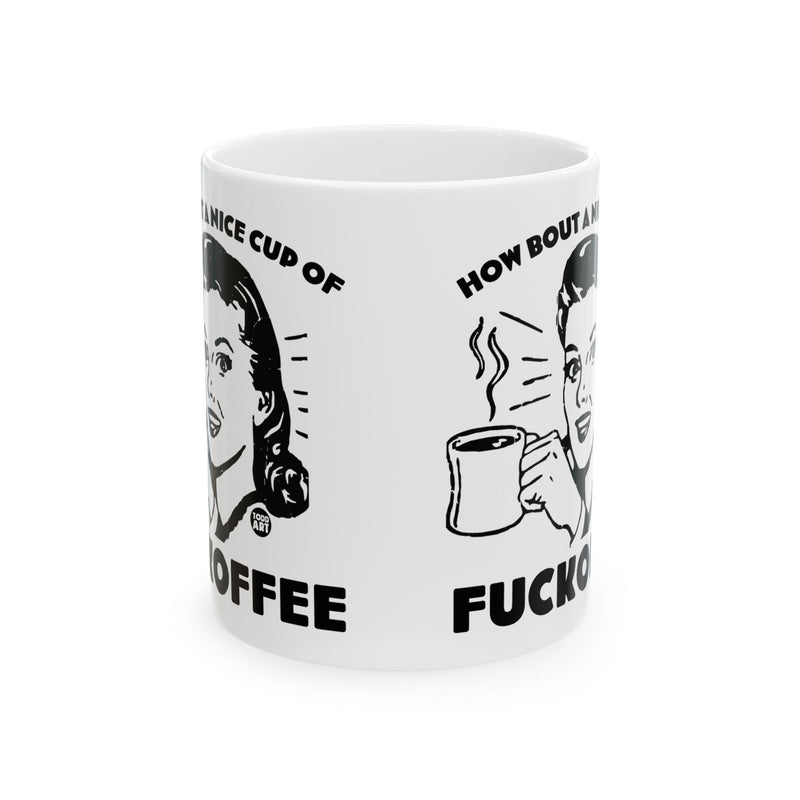 Load image into Gallery viewer, Fuckoffee Coffee Mug, Funny Mugs for Him, Sarcastic Mens Mug, Funny Coffee Mug Men
