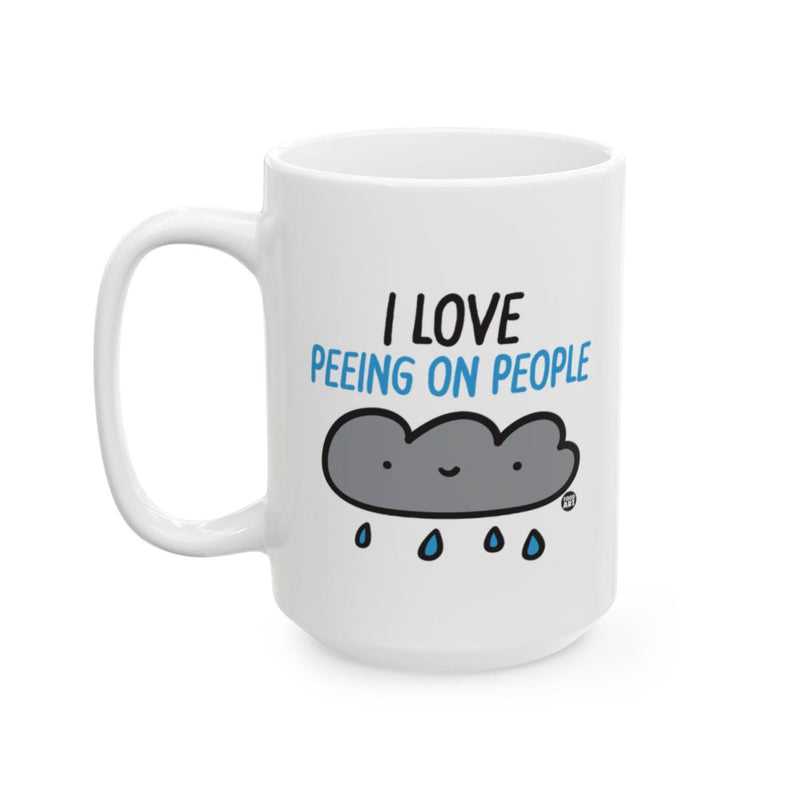 Load image into Gallery viewer, I Love Peeing on People Funny Cloud Mug Product
