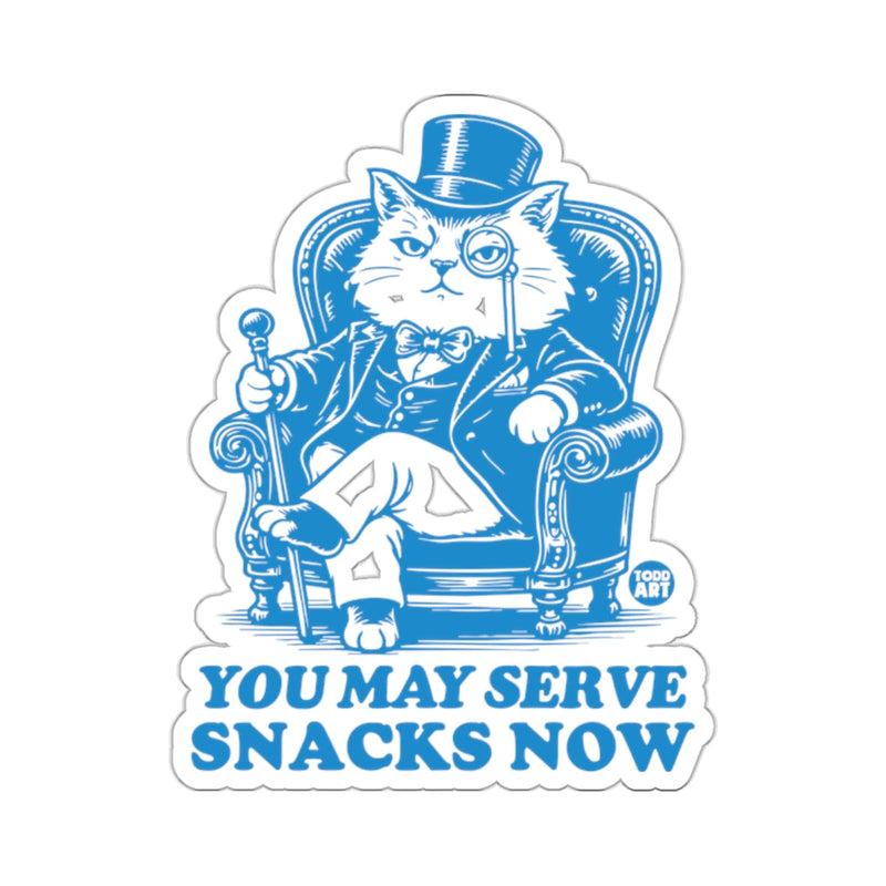 Load image into Gallery viewer, Aristocrat Cat You May Serve Snacks Now 
