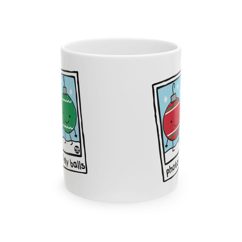 Load image into Gallery viewer, Photo Of My Balls Xmas Mug
