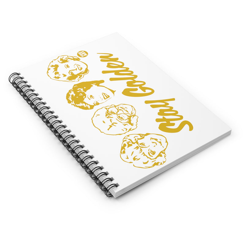 Load image into Gallery viewer, Stay Golden Girls Notebook Spiral Notebook - Ruled Line
