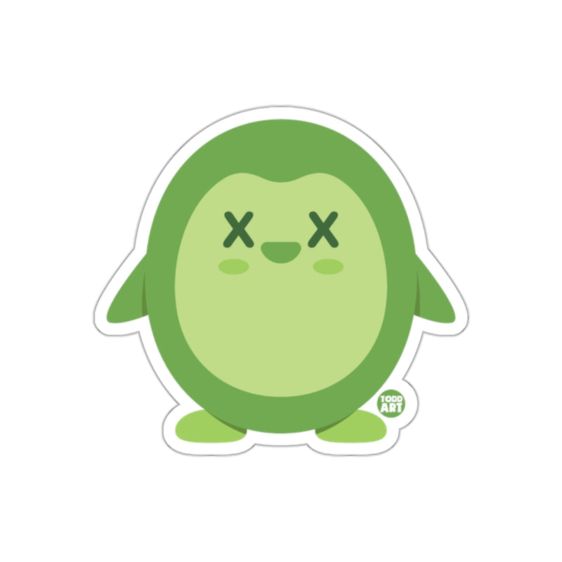 Load image into Gallery viewer, Cute Green Cartoon Character Sticker Decal

