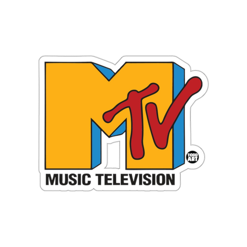 Load image into Gallery viewer, MTV Music Television Iconic Retro Logo Art sticker
