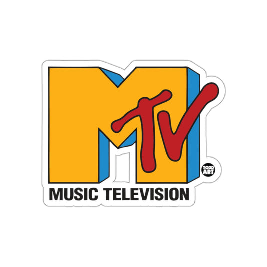 MTV Music Television Iconic Retro Logo Art sticker