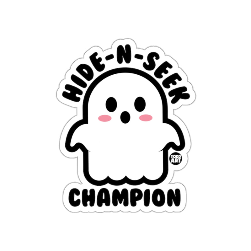 Load image into Gallery viewer, Hide-N-Seek Champion Ghost Cartoon Sticker
