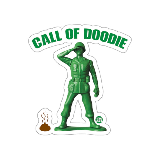 Funny Call of Doodie Army Figure Sticker
