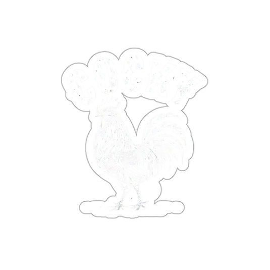 Unique Cocky Rooster Sticker Design for All Ages