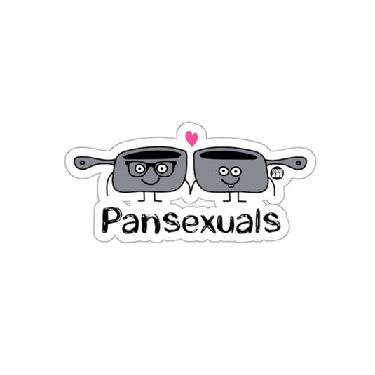 Cute Pansexuals Cartoon Characters Sticker