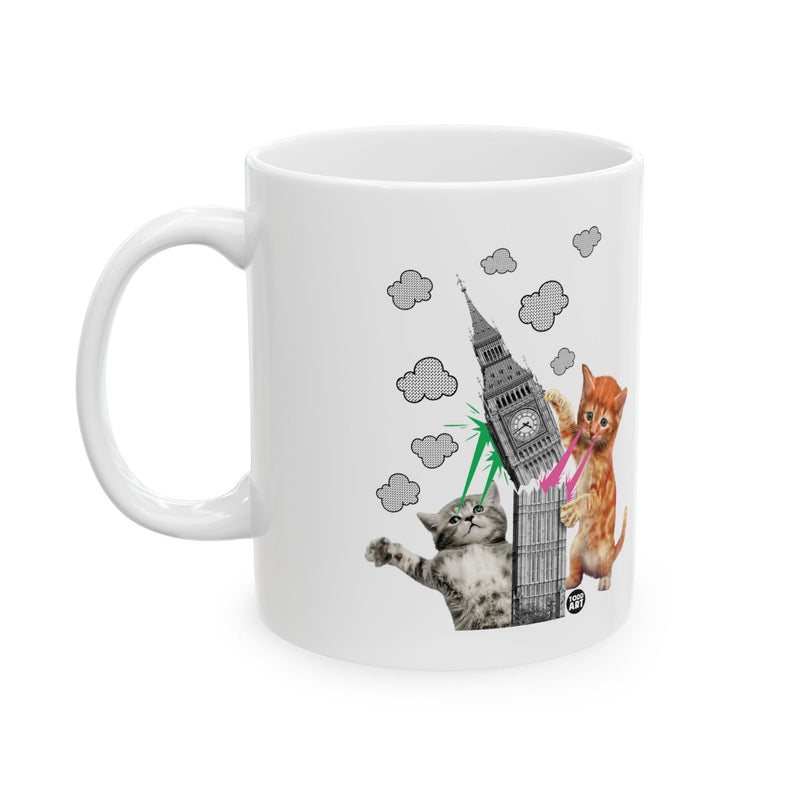 Load image into Gallery viewer, Big Ben Kitties Mug, Funny Big Ben Mug, Funny Kittens Mug
