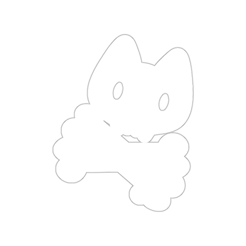 Load image into Gallery viewer, Cat Shaped Design with Bone Accent product
