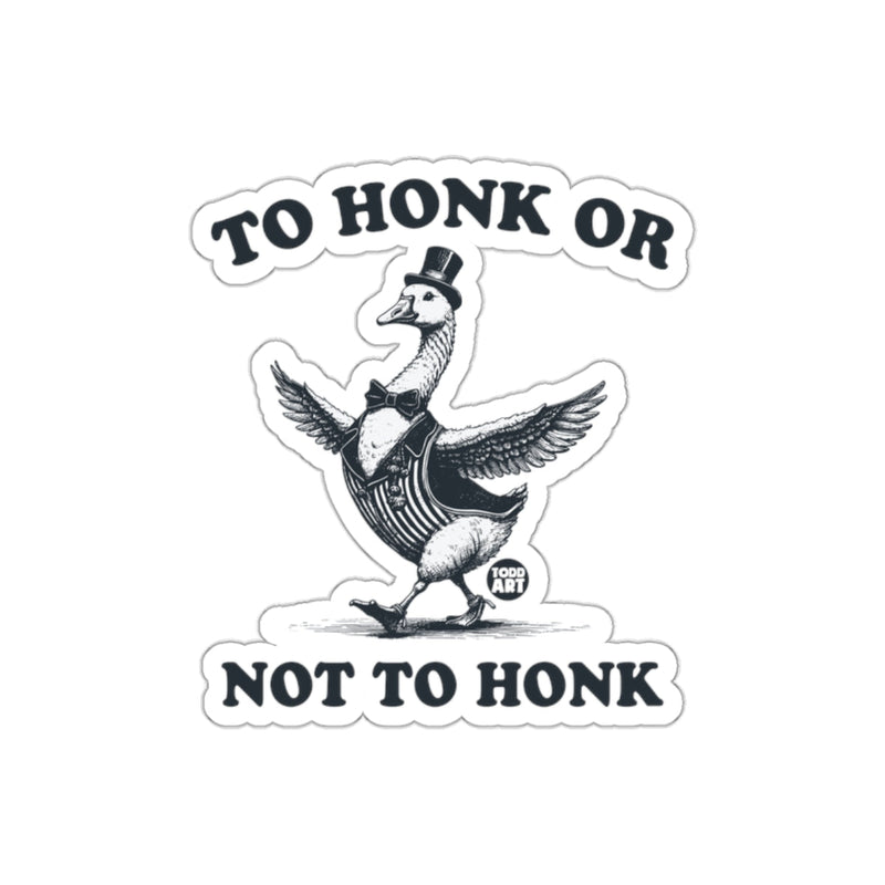 Load image into Gallery viewer, To Honk or Not to Honk Sticker Decal Artwork
