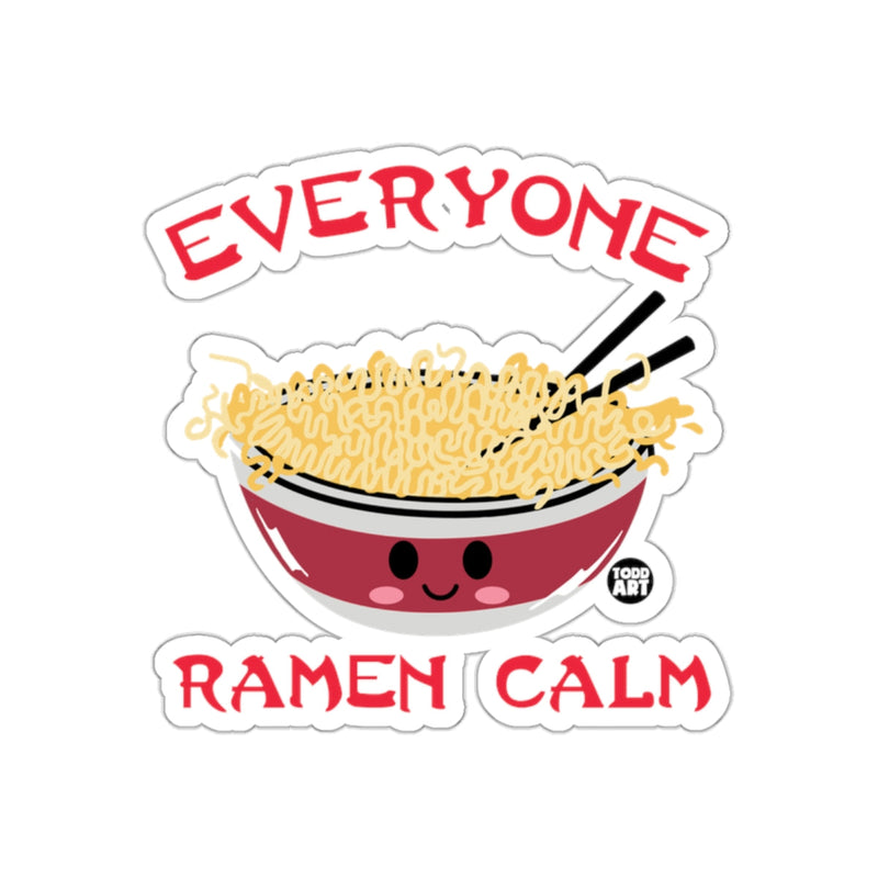 Load image into Gallery viewer, Everyone Ramen Calm Fun Sticker for Laptops or Cars
