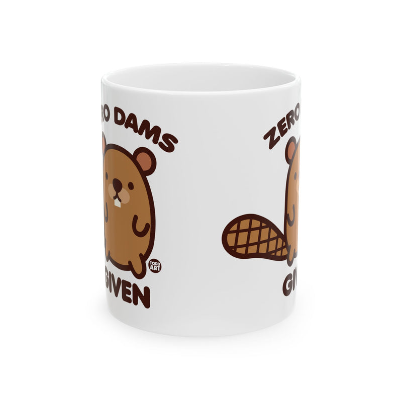 Load image into Gallery viewer, Zero Dams Beaver Mug, Funny Mugs for Him, Sarcastic Mens Mug, Funny Coffee Mug Men
