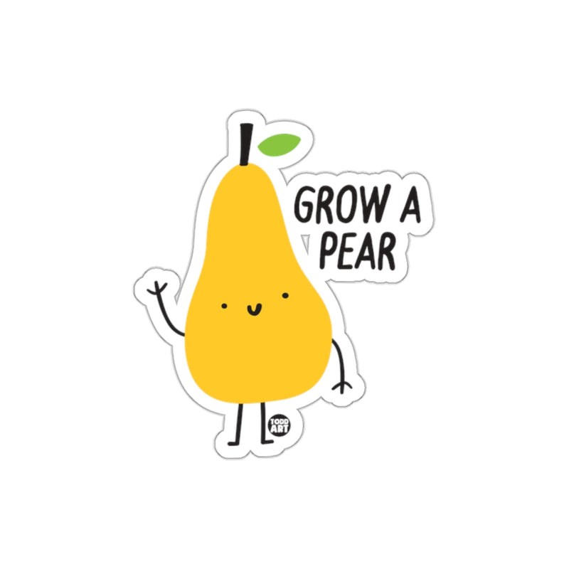 Load image into Gallery viewer, Cute Grow a Pear Motivational Sticker Product
