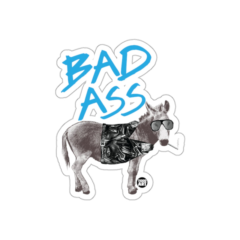 Load image into Gallery viewer, Bad Ass Donkey Wearing Sunglasses Sticker
