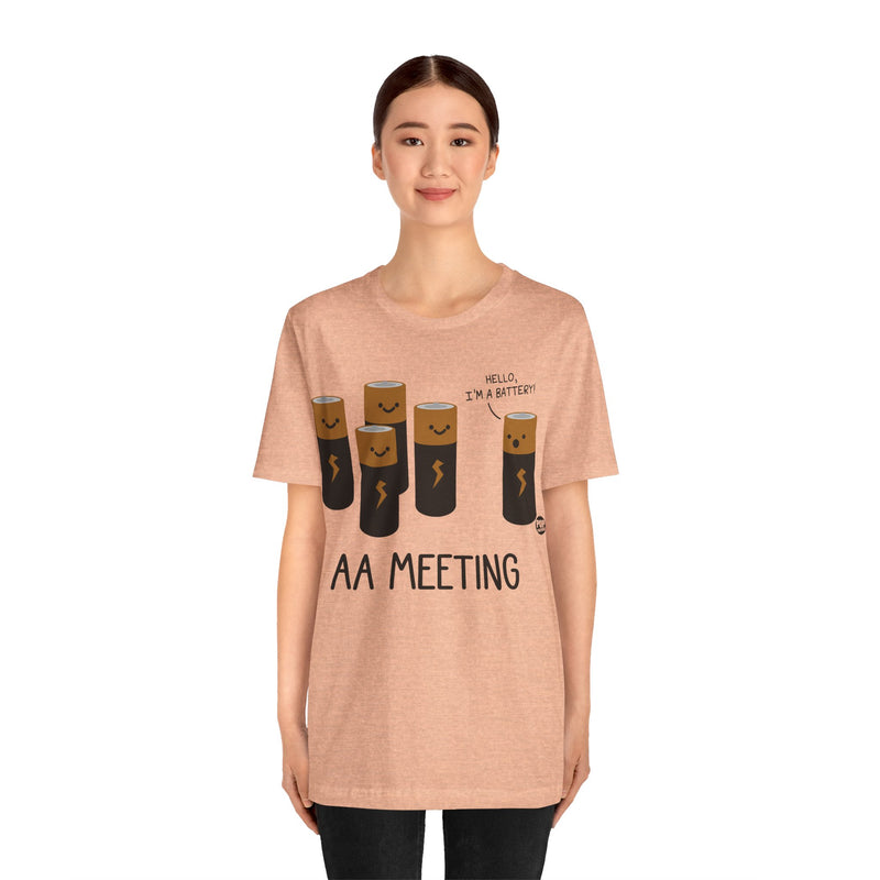Load image into Gallery viewer, AA Meeting Unisex Tee
