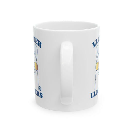 Llater Llosers Llama Mug