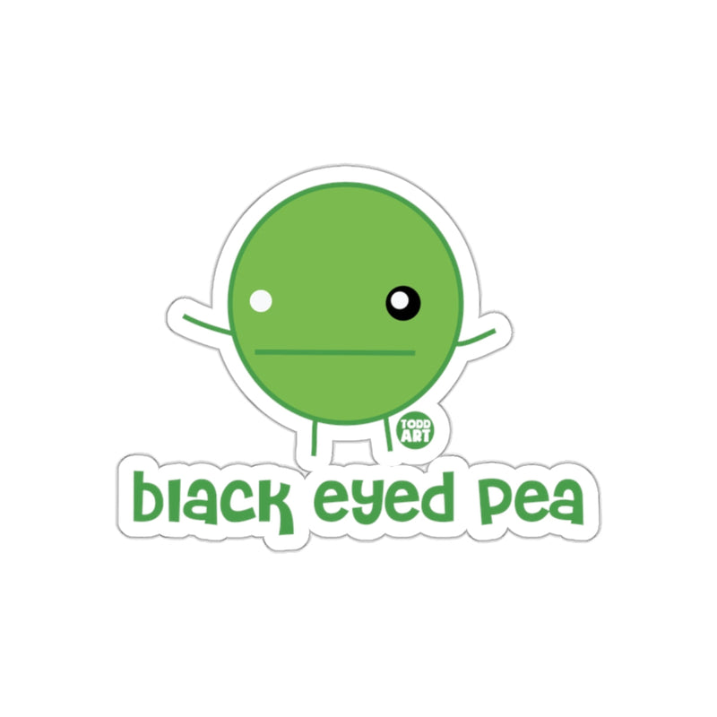 Load image into Gallery viewer, Todd Art Black Eyed Pea Character Sticker
